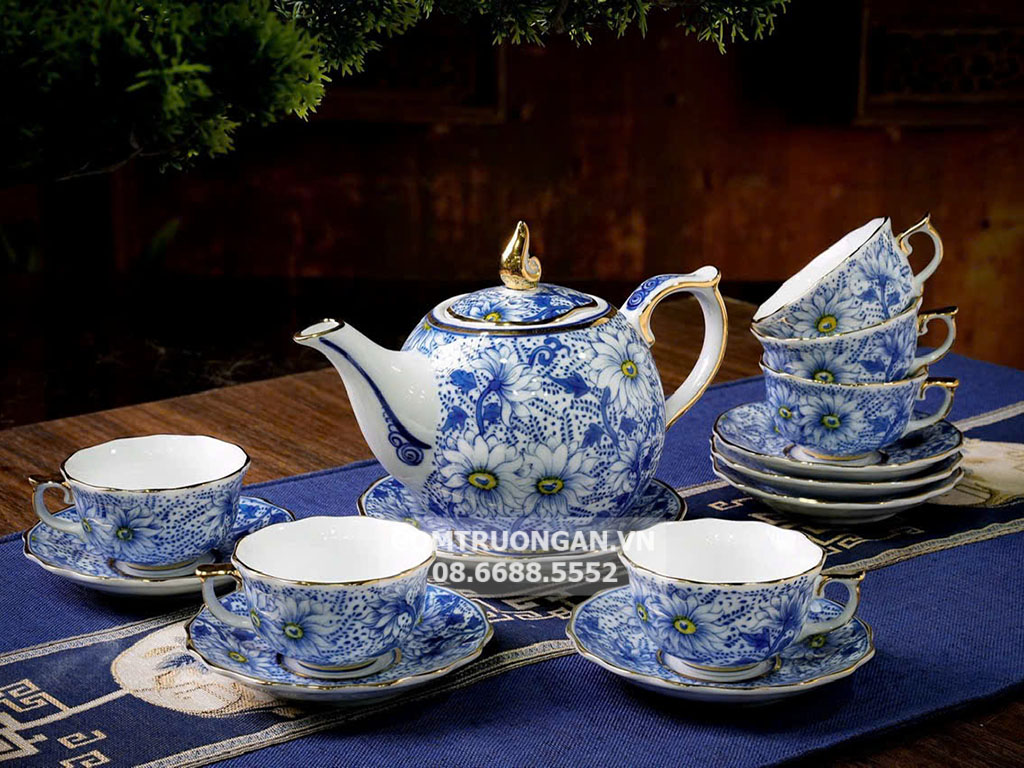 ấm ch&eacute;n b&aacute;t tr&agrave;ng 1