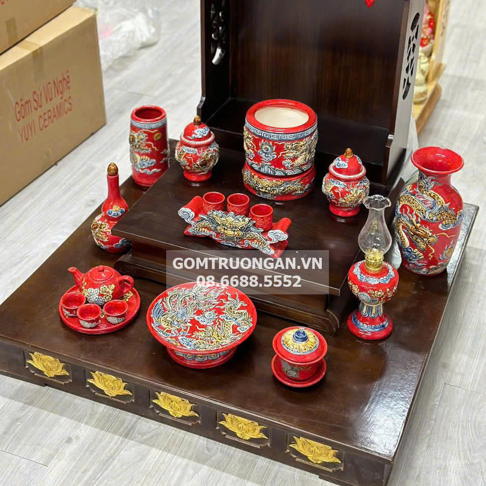 Gợi &yacute; bố cục theo k&iacute;ch thước b&agrave;n thờ