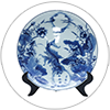Đĩa sứ trang trí