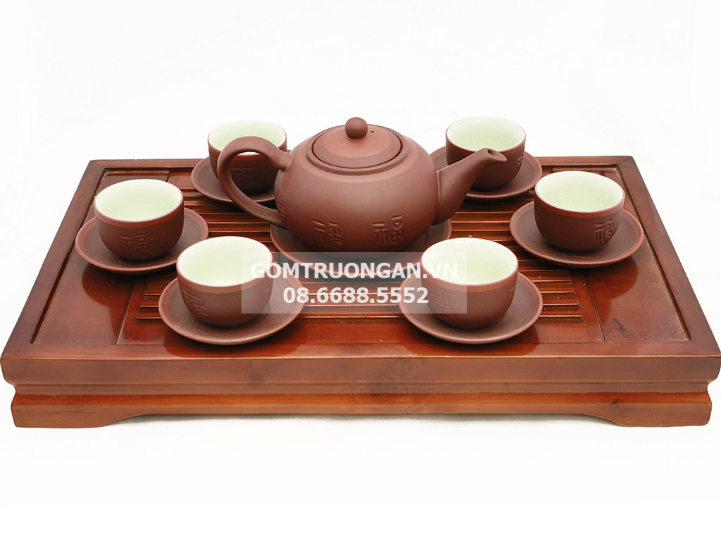 ấm tử sa b&aacute;t tr&agrave;ng