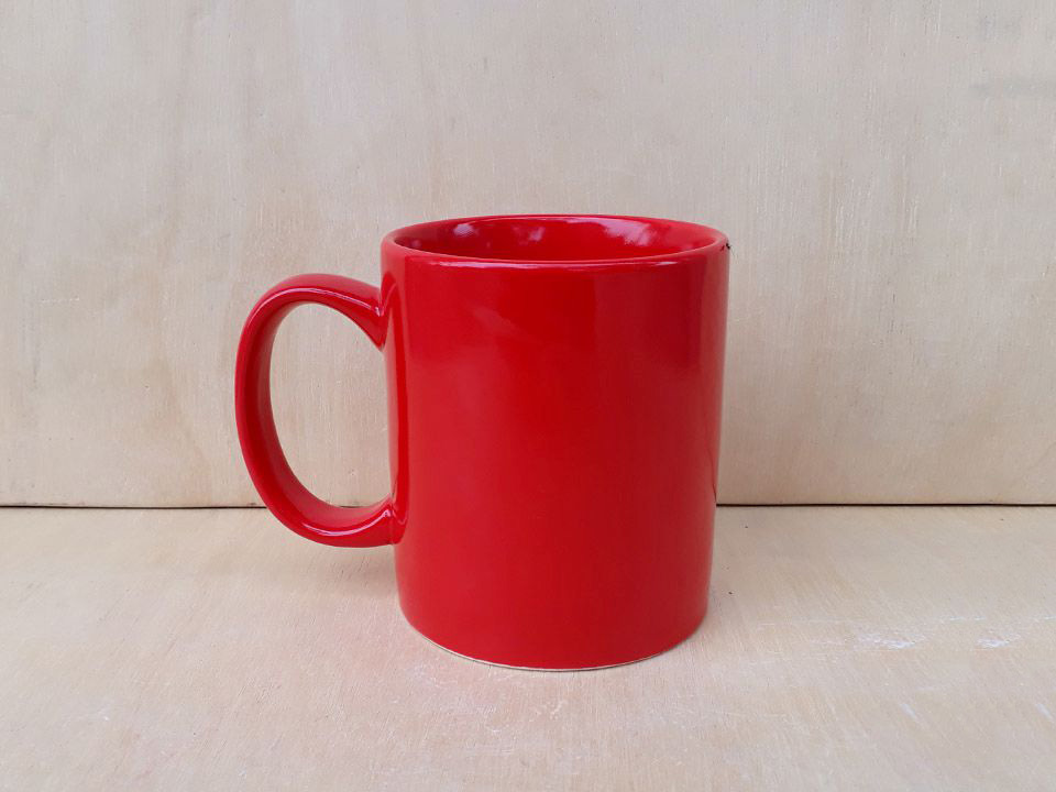 Ly sứ men màu dáng trụ 3