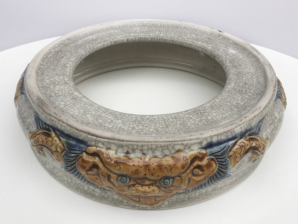 Bát hương men rạn nổi rồng cao cấp Trường Xuân đế sứ 30cm 7