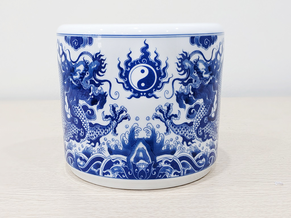 B&aacute;t hương rồng men lam Trường An 18cm