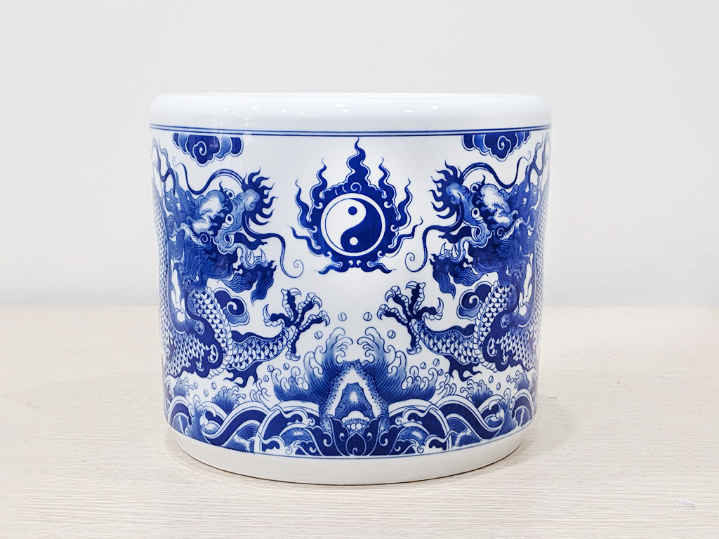 B&aacute;t hương rồng men lam Trường An 25cm