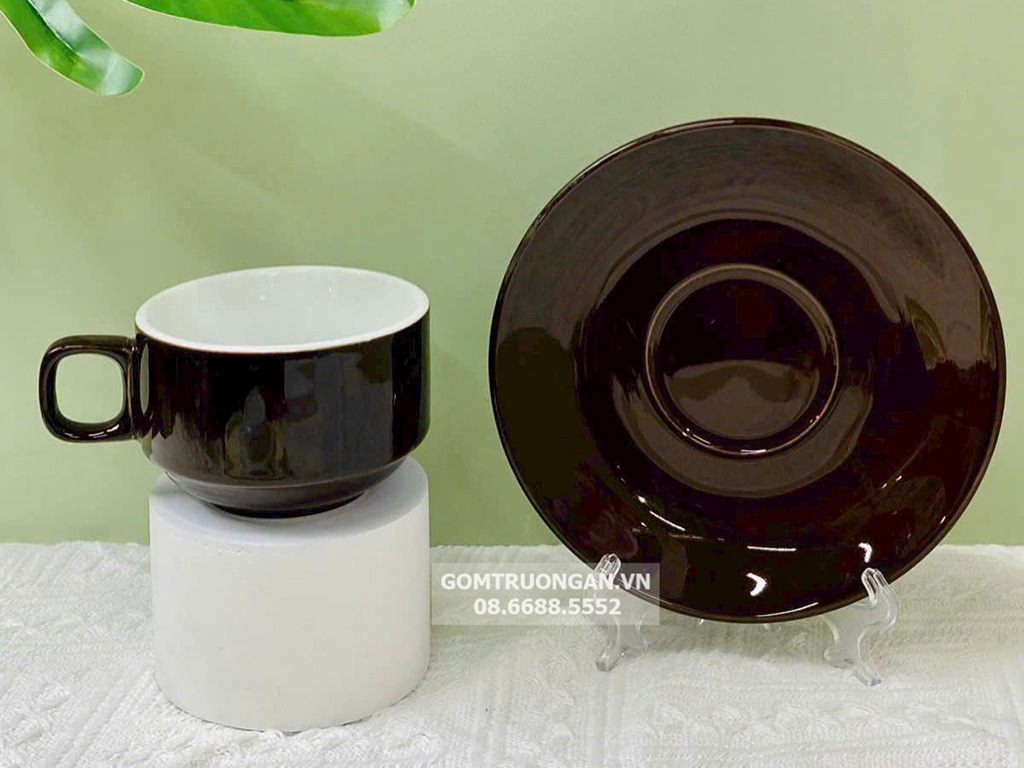 Ly cốc tách cafe 150ml Bát Tràng nhiều màu 3