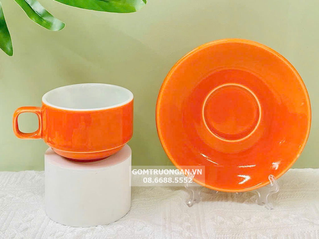 Ly cốc tách cafe 150ml Bát Tràng nhiều màu 5