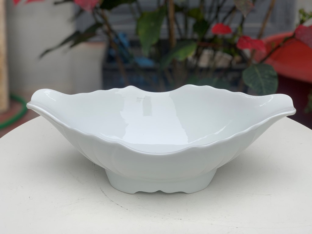 Bát đựng gà cúng bằng sứ men trắng cao cấp 1