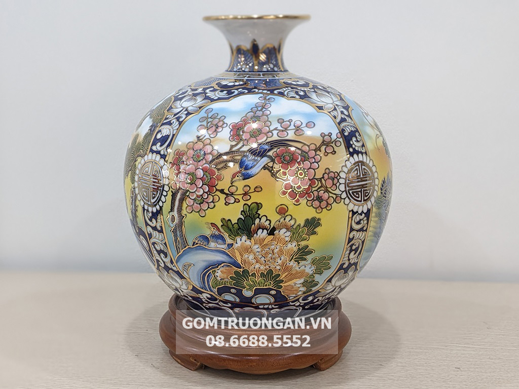 Họa tiết b&igrave;nh h&uacute;t t&agrave;i lộc cho người mệnh Kim