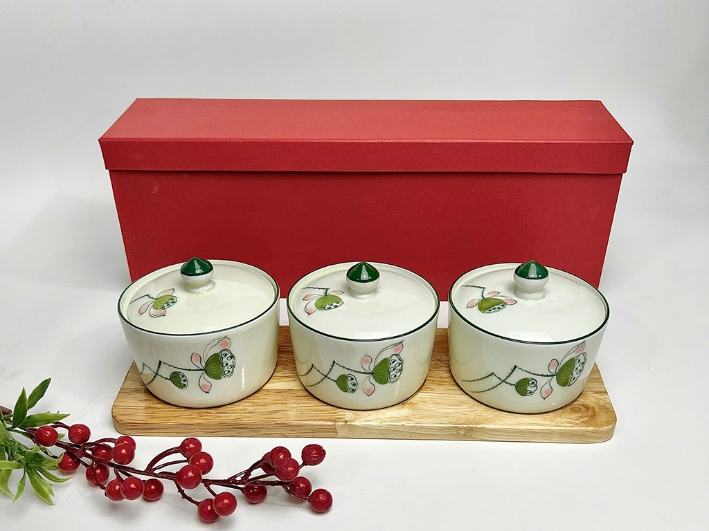 Hũ mứt tết 3 vẽ nhụy sen 1