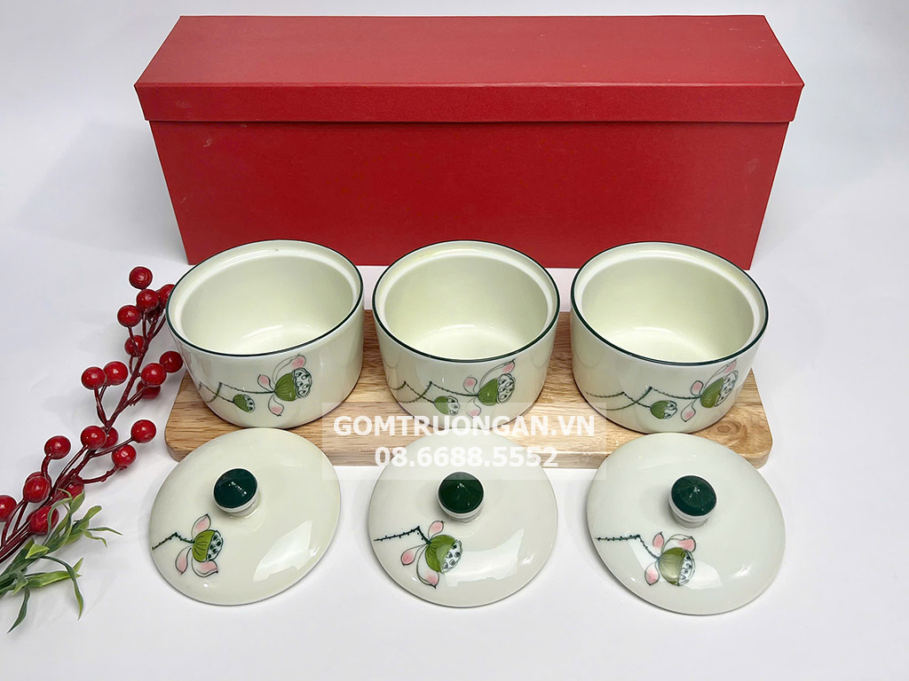 Hũ mứt tết 3 vẽ nhụy sen 2