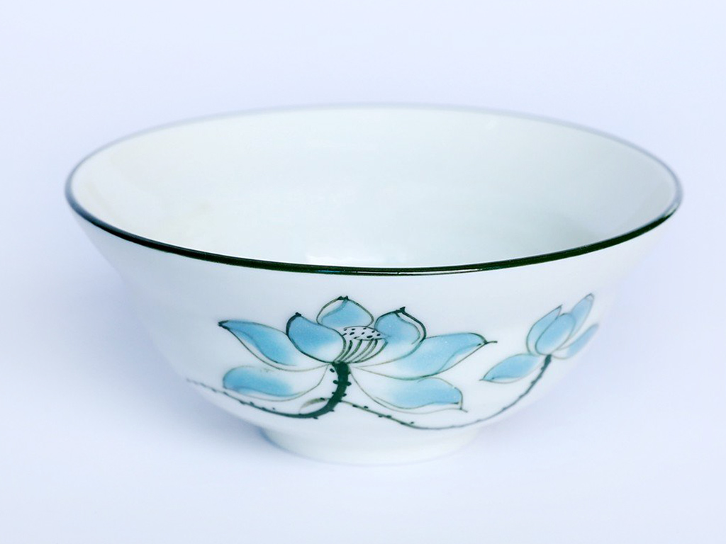 Bát yêu phi 18 sen xanh 1