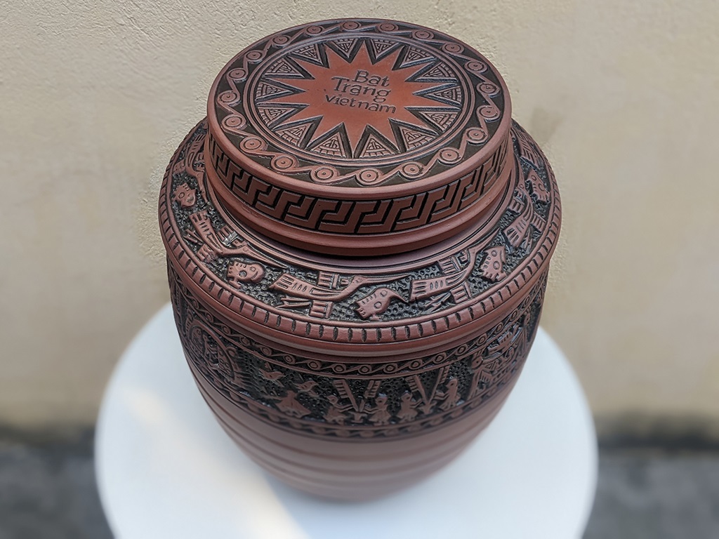 Chum sành ngâm rượu Trống Đồng Đông Sơn 5 lít 2