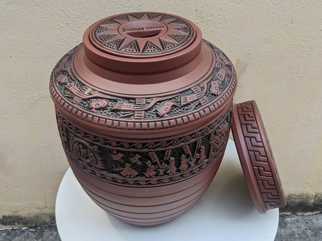 Chum sành ngâm rượu Trống Đồng Đông Sơn 50 lít 5