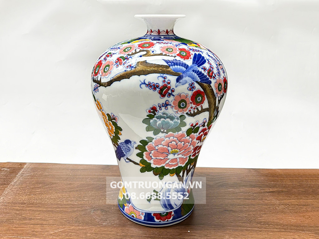 Mai bình tích lộc Thuận Buồm Xuôi Gió men màu 3