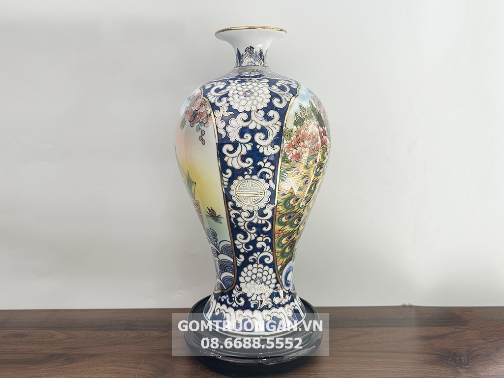 Mai bình tích lộc Thuận Buồm Xuôi Gió Công Danh Phú Quý vẽ vàng 2