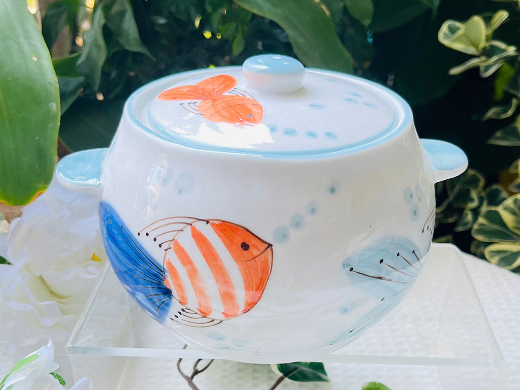 Âu đựng mỡ, hũ đựng mỡ gốm sứ Bát Tràng cao cấp 1L (mẫu ngẫu nhiên) 4