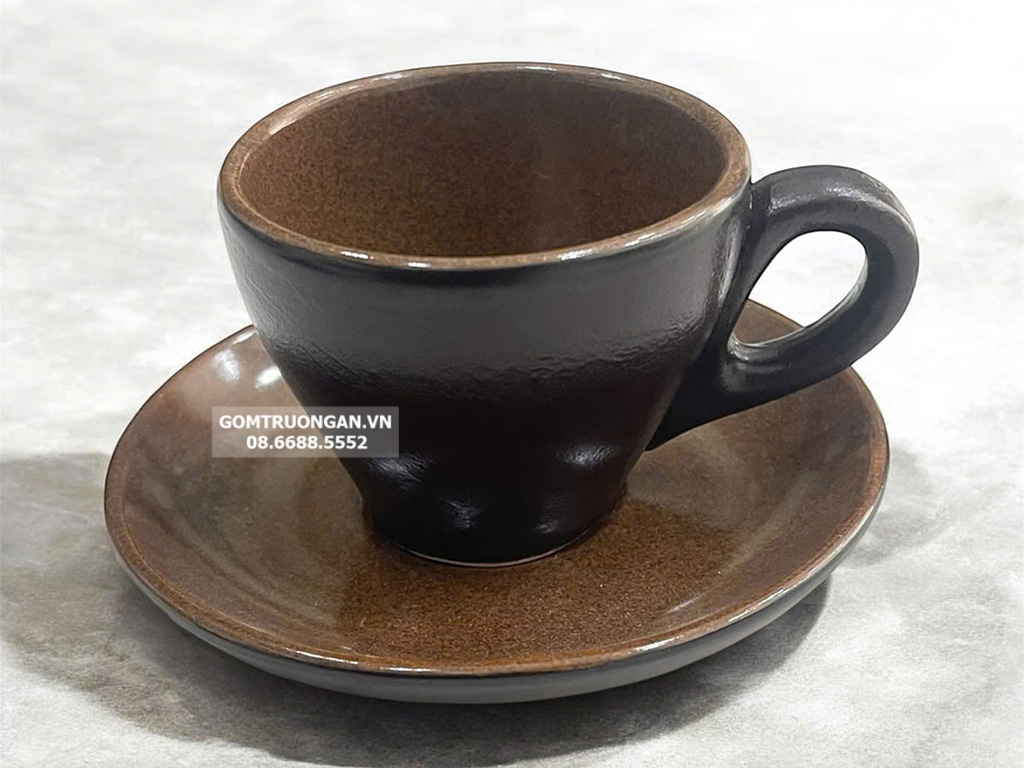 Cốc Tách Ly pha cafe Espresso màu nâu giá rẻ 1