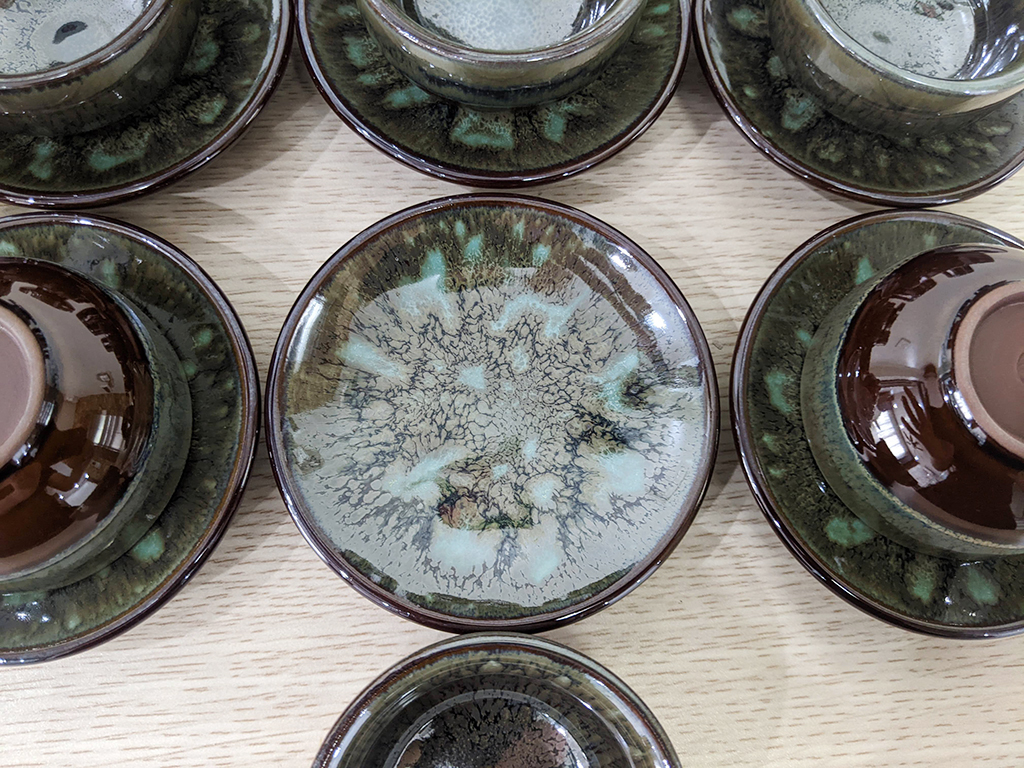 Bộ ấm trà tử sa Lục Thạch nghệ nhân Bát Tràng cao cấp 4