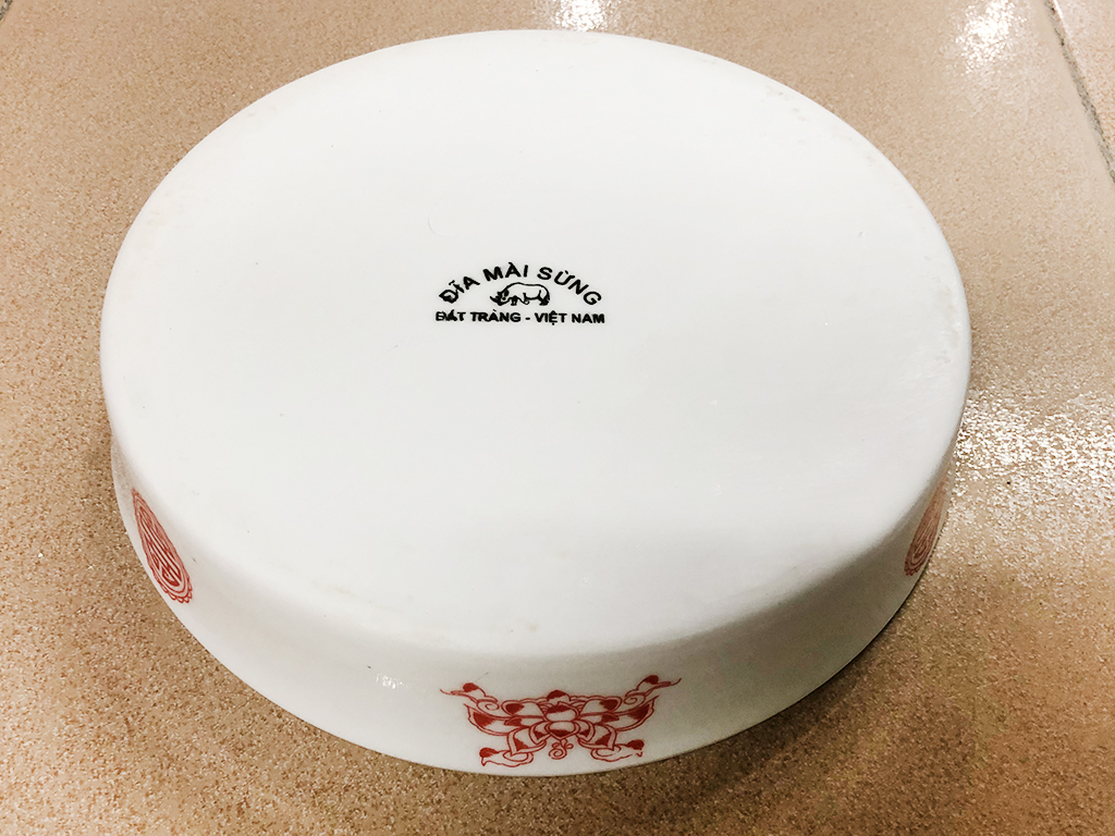 Đĩa mài sừng Bát Tràng đường kính 24cm 2