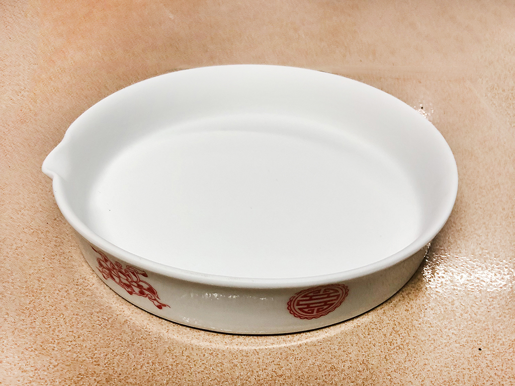 Đĩa mài sừng Bát Tràng đường kính 14cm 1