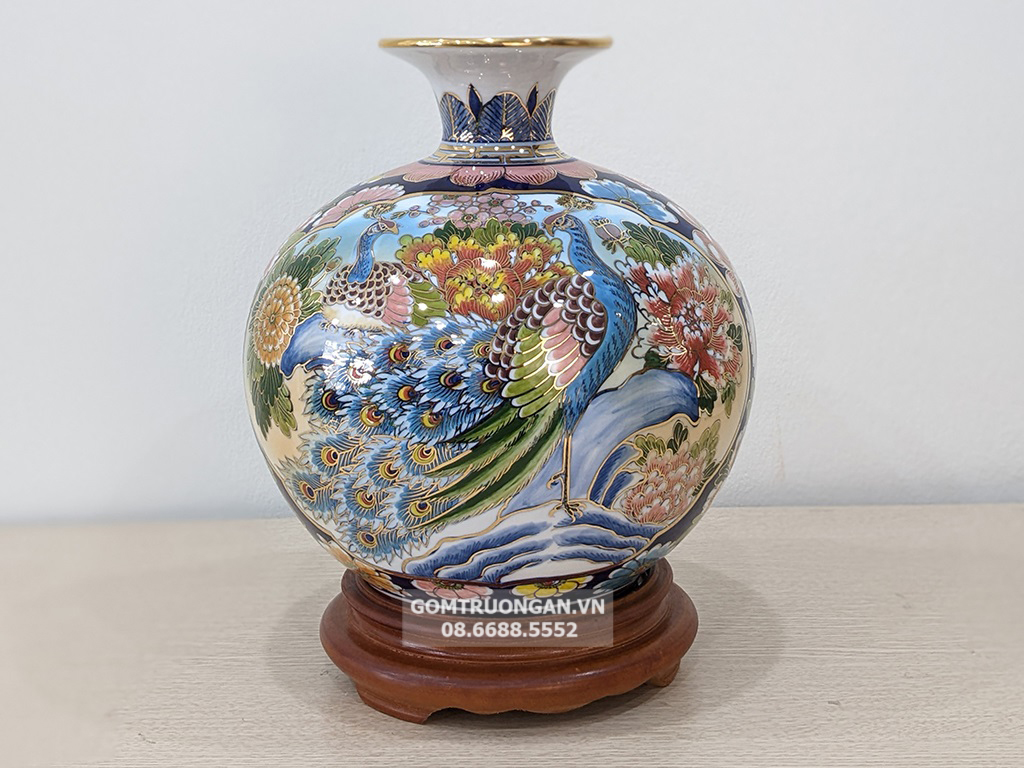 Bình hút tài lộc Thuận Buồm Xuôi Gió Phú Quý Tài Lộc 3D 25cm 3