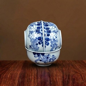 Bát thờ cúng men xanh ngọc Lộc Phát hoa sen