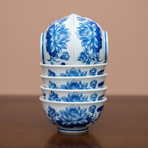 Bát thờ cúng Vạn Phúc Trường An hoa sen