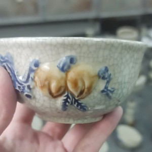 Bát thờ men rạn nổi Phúc Quý