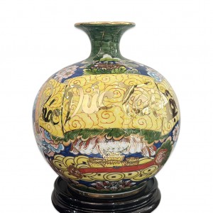 Bình hút tài lộc Phúc Đức Tài Lộc Liên Hoa 25cm