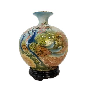 Bình hút tài lộc Thuận Buồm Xuôi Gió Phú Quý men đá ngọc 25cm