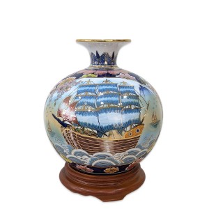 Bình hút tài lộc Thuận Buồm Xuôi Gió Phú Quý Tài Lộc 3D 25cm