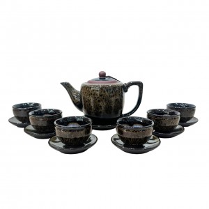 Bộ ấm trà tử sa Bát Tràng Đại Cẩm Thạch cao cấp