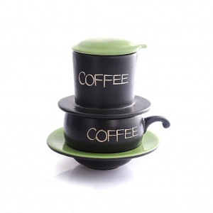 Bộ phin pha cafe 6 màu cao cấp gốm sứ Bát Tràng