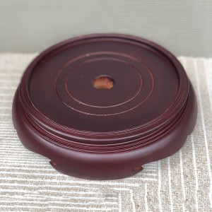 Chân đế gỗ bát hương 2 mặt đường kính 18cm