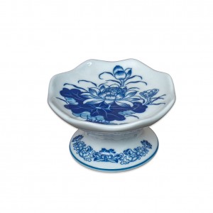 Chân nến men lam Vạn Phúc Trường An S2