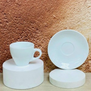 Cốc Tách Ly pha cafe Espresso màu trắng 70ml cao cấp