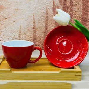 Cốc tách ly sứ cao cấp uống cà phê Cappuccino 180ml