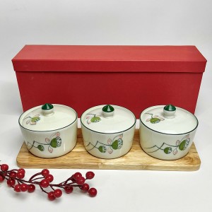 Hũ mứt tết 3 vẽ nhụy sen