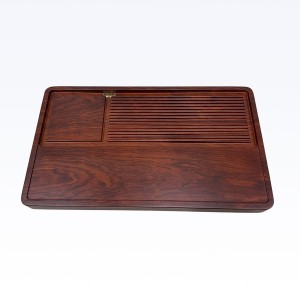 Khay trà gỗ nguyên khối Trường Giang size to