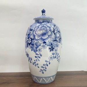 Lọ hoa decor men lam Chóe Ngàn Hoa Lửng