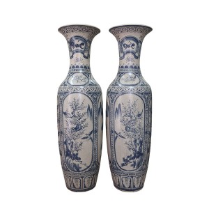 Lọ lộc bình men rạn cổ Tứ Quý 1m4