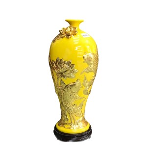 Mai bình dát vàng Sen cá 42cm