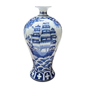 Mai bình tích lộc Thuận Buồm Xuôi Gió Mã Đáo Thành Công men ngọc