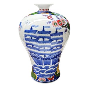 Mai bình tích lộc Thuận Buồm Xuôi Gió men màu