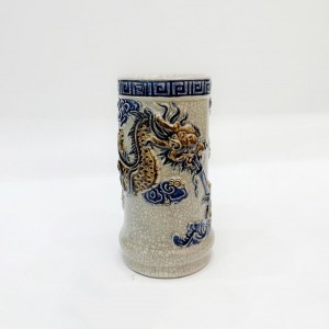 Ống hương men rạn nổi Phúc Quý S1