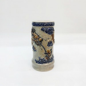 Ống hương men rạn nổi Phúc Quý S2