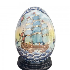 Trứng phong thủy tài lộc Thuận Buồm Xuôi Gió Vinh Hoa Phú Quý