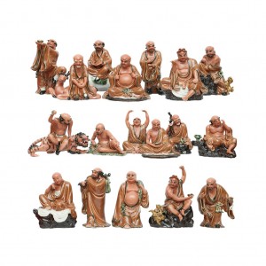 Tượng 18 Vị La Hán cao 30x30cm