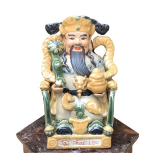 Tượng sứ Tài Phát Lộc cao 35cm