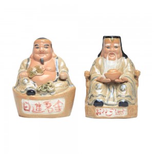 Tượng sứ Thần Tài Thổ Địa cao 16cm